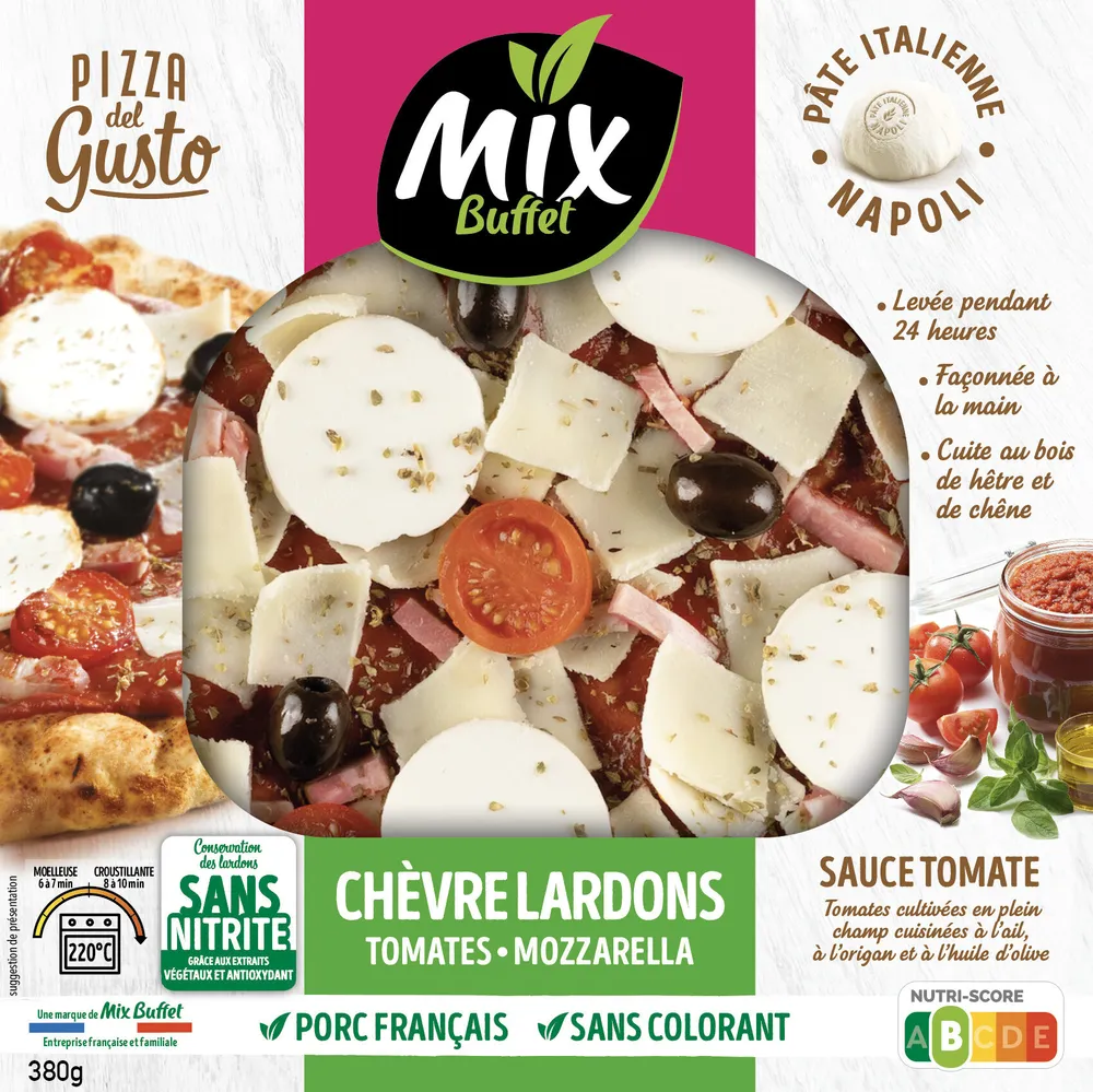Pizza Del Gusto Chèvre Lardons