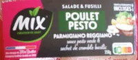 Salade & fusili poulet pesto