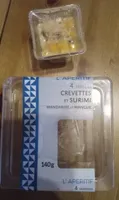Verrine crevette surimi