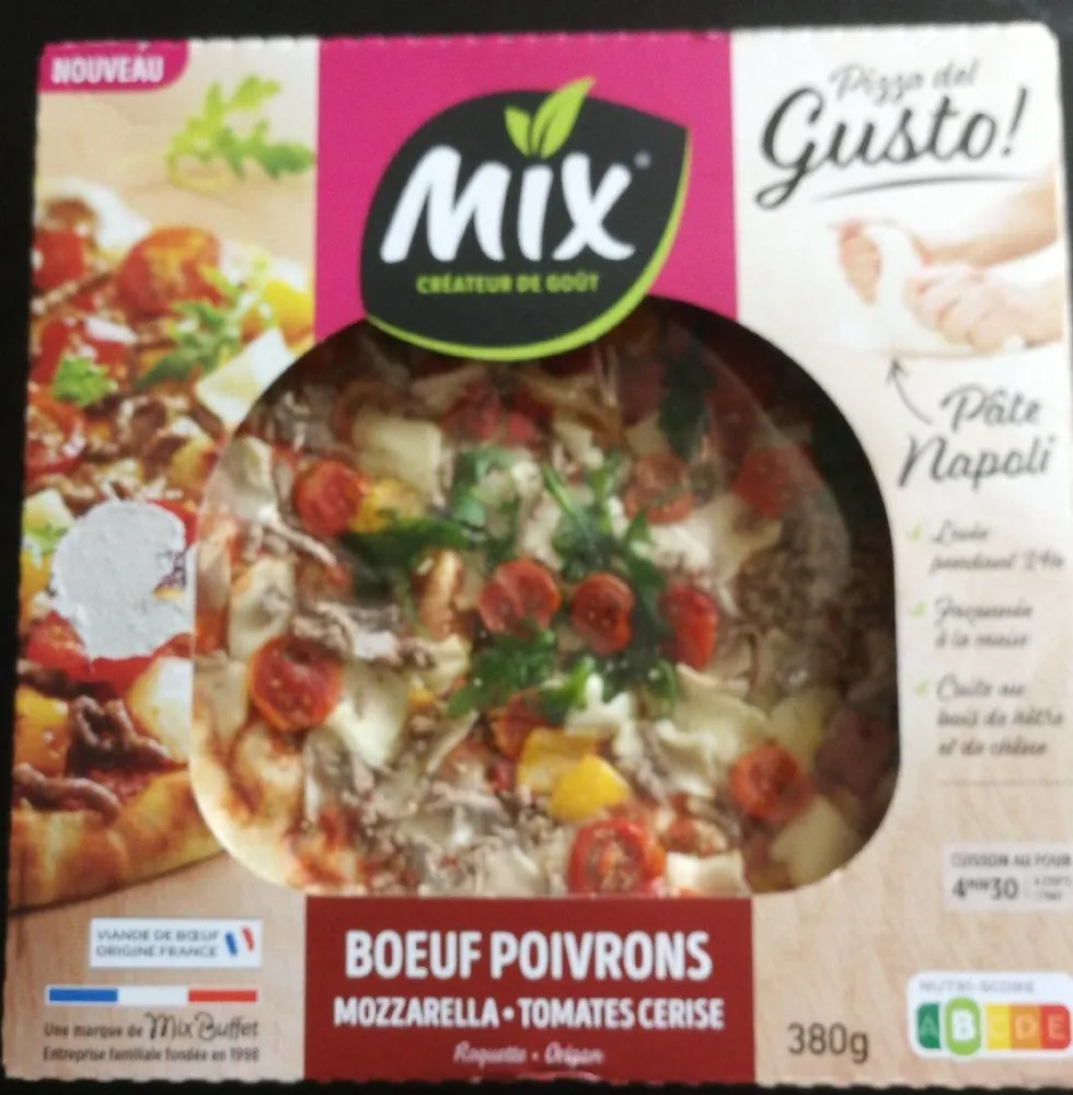 Pizza del Gusto Bœuf Poivrons