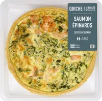 Quiche saumon Epinards