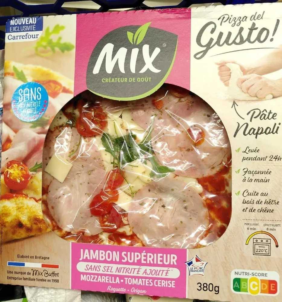 Pizza d'El gusto jambon supérieur