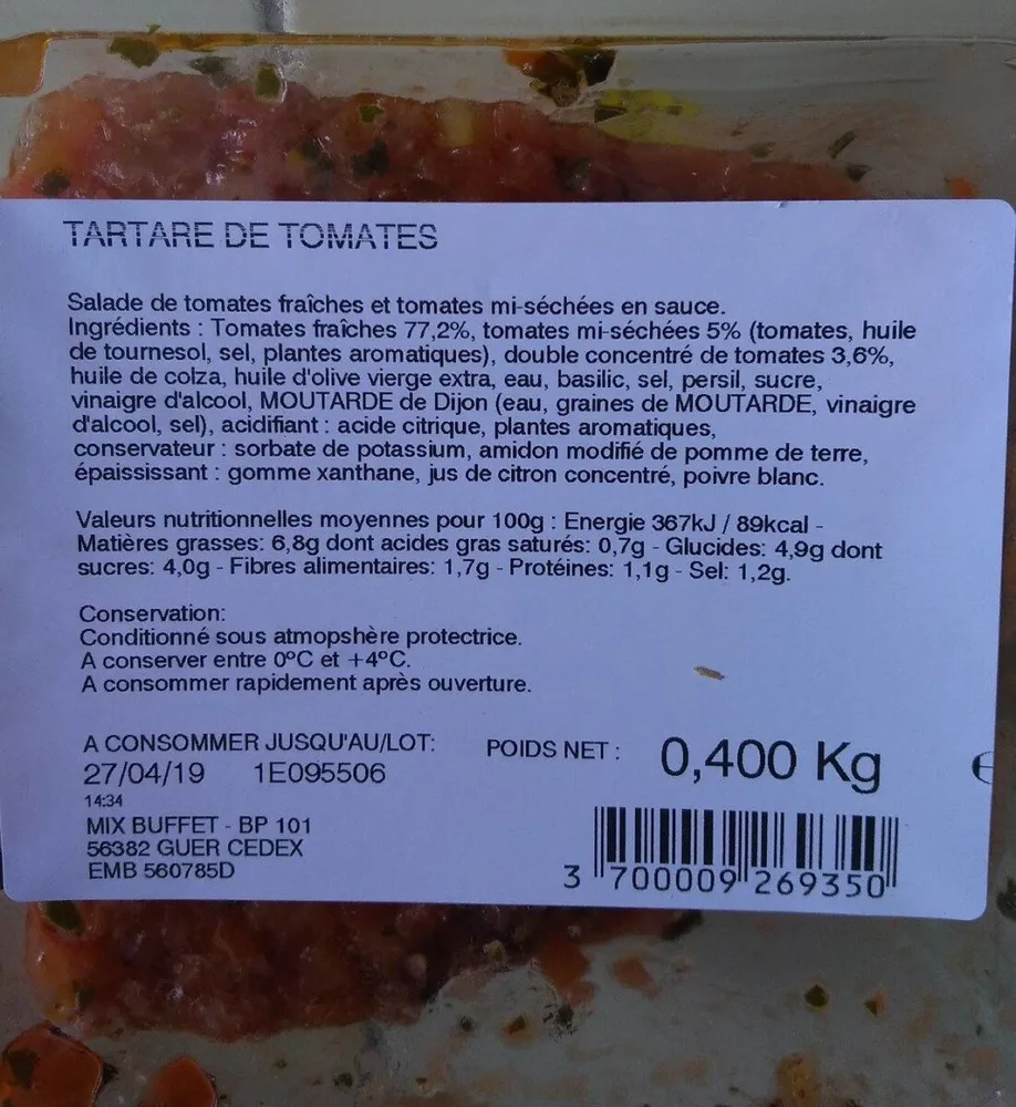 Tartare de tomates