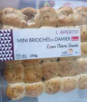Mini brioches en damier