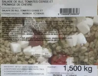 Salade de blé, tomates cerises et fromage de chèvre