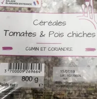 Céréale tomate et pois chiches