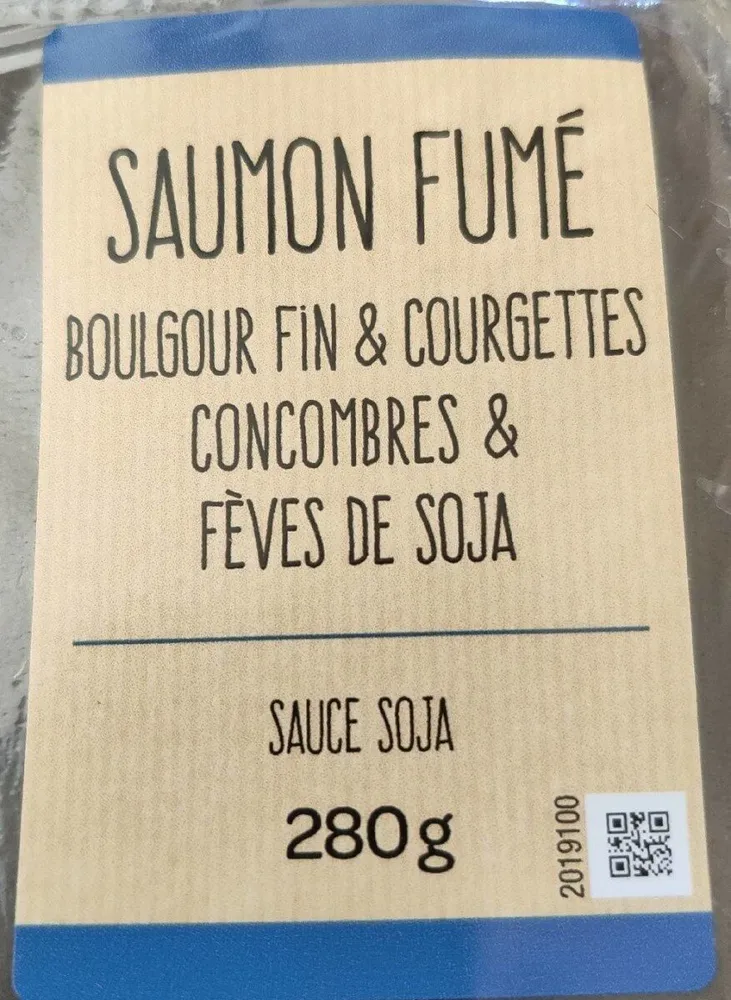 Salade saumon fumé