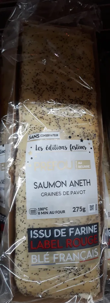 Préfou Saumon, aneth, graines de pavot