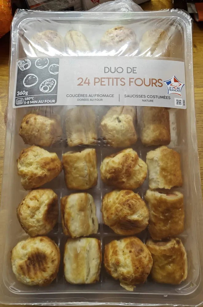 Duo de 24 petits fours