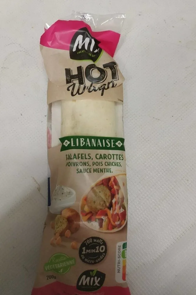 Hot wrap libanaise