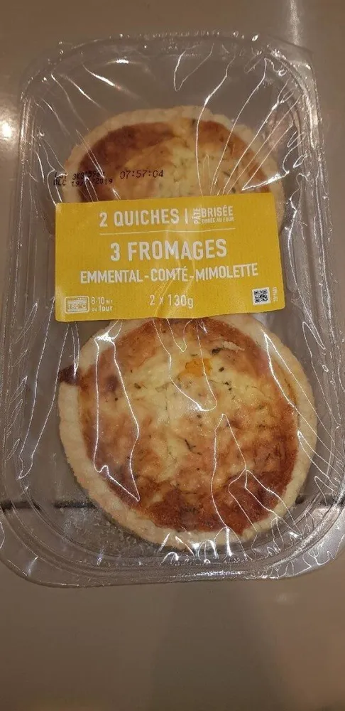 Quiche 3 fromages