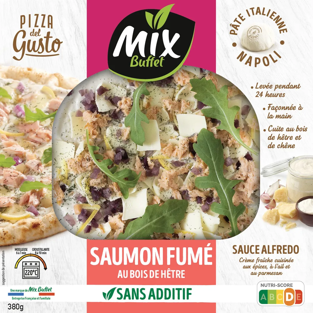 Pizza Del Gusto Saumon Fumé