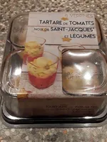 Tartare de tomates noix de Saint-Jacques et légumes