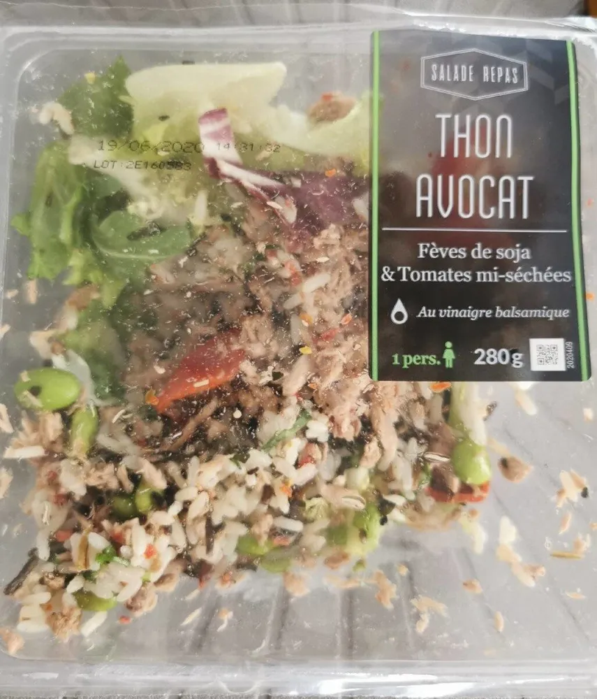 Salade thon avocat