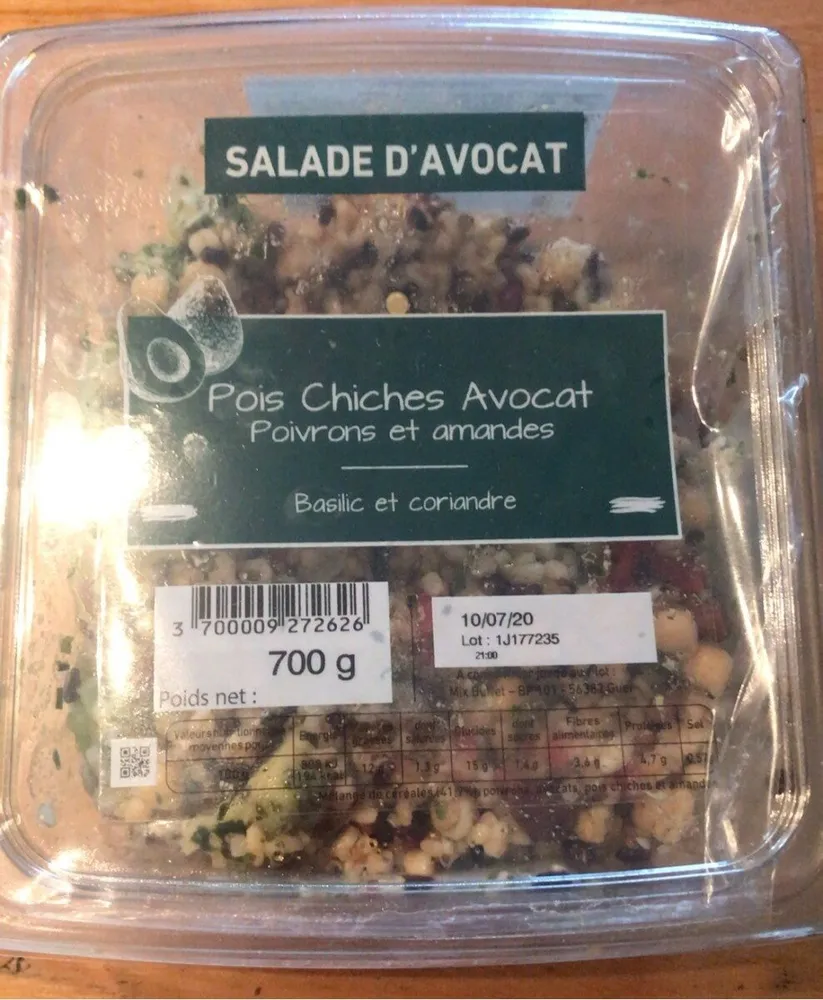 Salade d’avocat