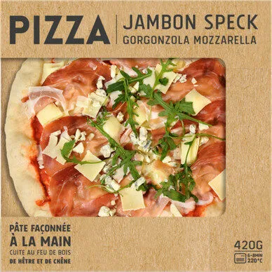 Pizza Jambon Speck Gorgonzola Mozzarella