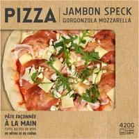 Pizza Jambon Speck Gorgonzola Mozzarella