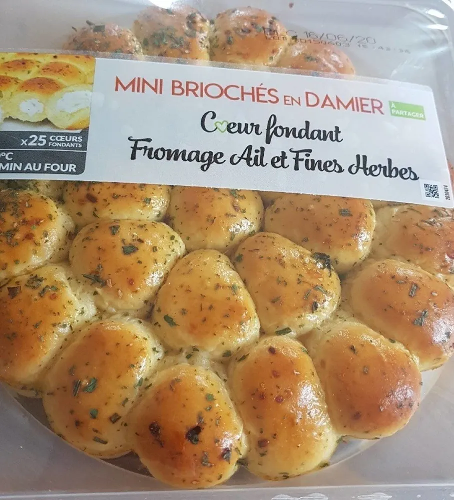 Mini Brioches Fromage Ail Fines Herbes