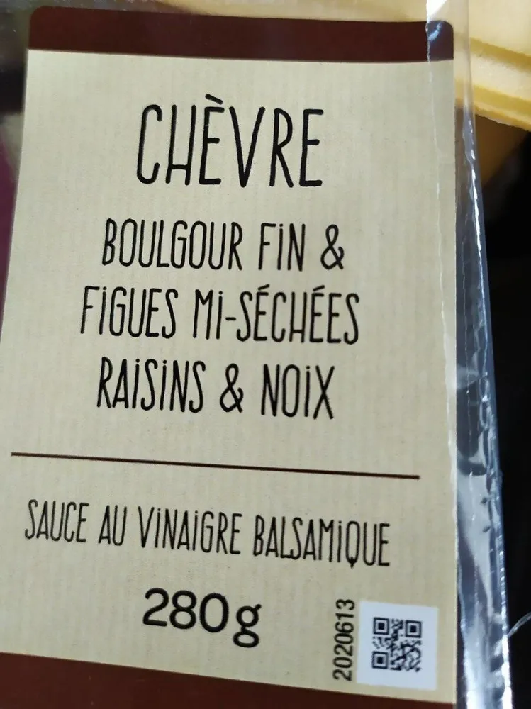 Salade chèvre et boulgour
