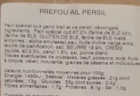 Prévoir ail persil