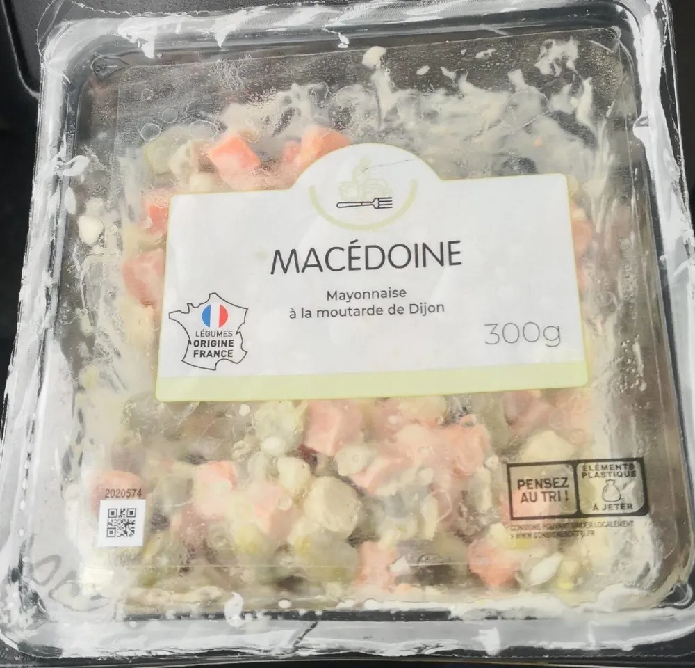 Macédoine mayonnaise à la moutarde de dijon
