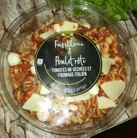 Fusilloni & Poulet rôti Tomates mi-séchées et Fromage italien