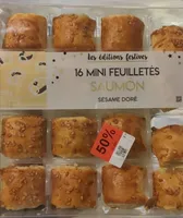 16 mini feuilletés