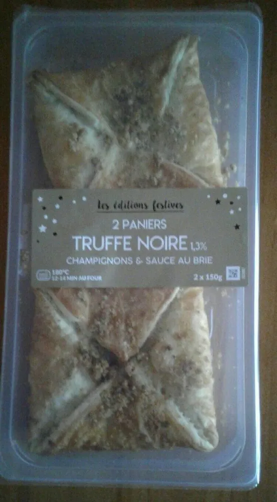 2 paniers truffe  noire 1,3%
