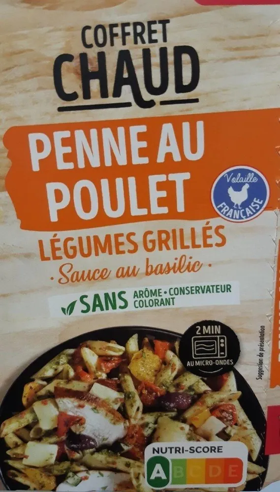 Coffret Chaud - Penne au poulet et légumes grillés