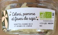 Celeri, pommeet feves de soja