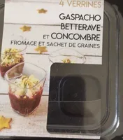 Gaspacho betterave et concombre