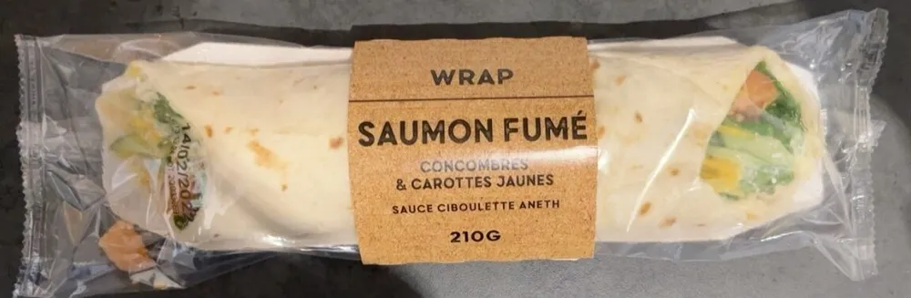Wrap saumon fumé