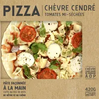 Pizza chèvre cendré tomates mi-séchées
