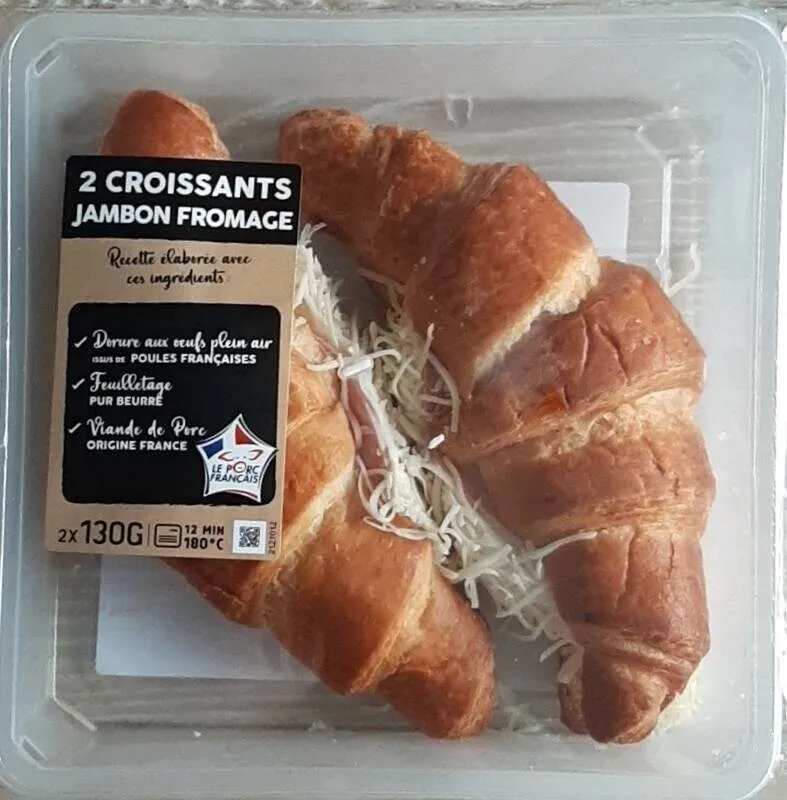Croissants jambon fromage
