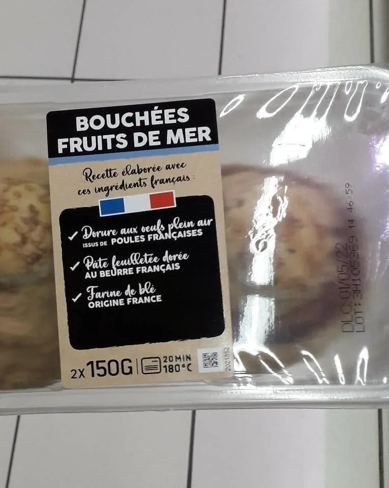 Bouchée fruits de mer