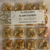16 mini paniers st Jacques