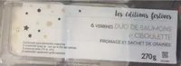 Verrines Duo de saumon et de ciboulette