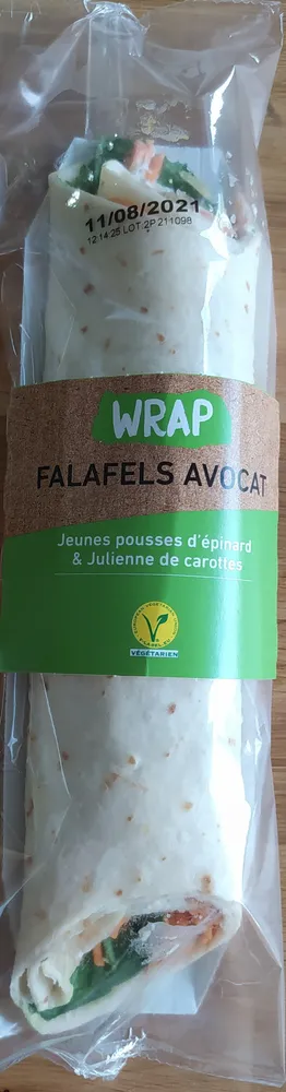 Wrap Falafels Avocat