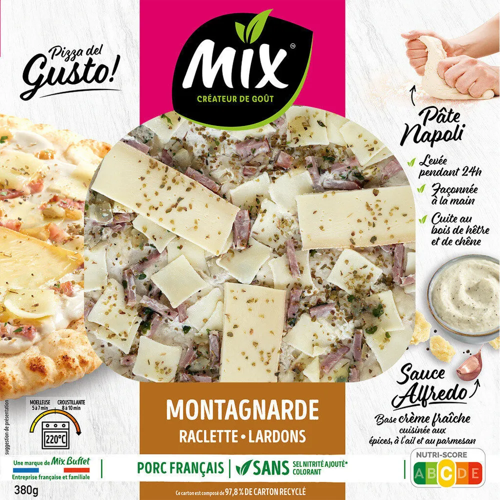 Pizza del gusto montagnarde