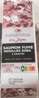 Saumon fumé nouilles soba