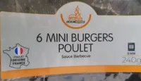 6 mini Burgers poulet