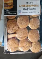 18 mini cheeseburgers