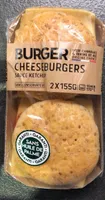 2 Cheeseburgers - Cheddar - Sauce Ketchup