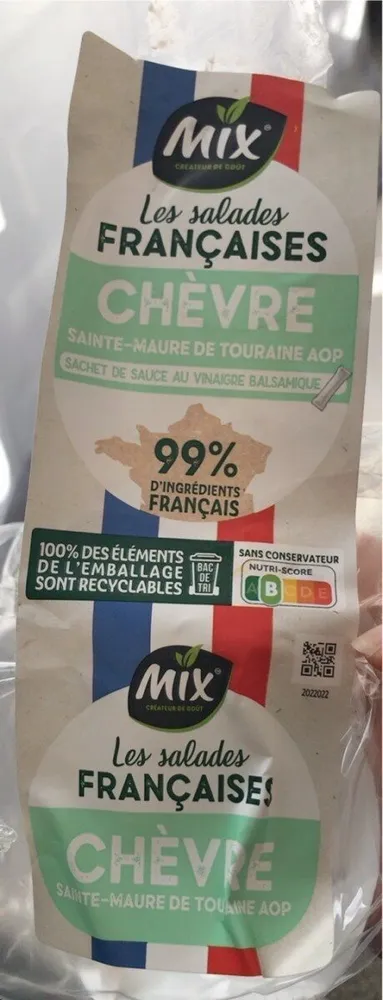 Les salades françaises chèvre