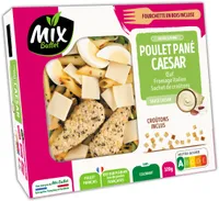 Salade & Penné - Poulet pané Caesar Œuf Fromage Italien Croûtons
