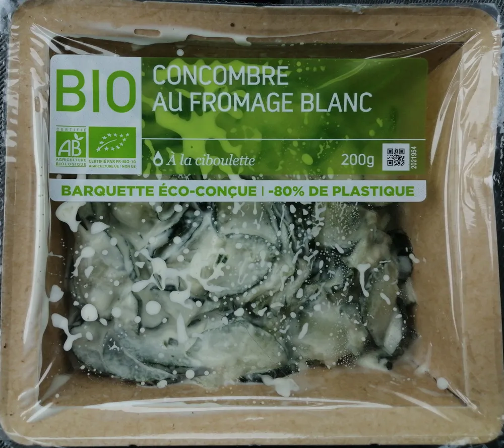 Concombre au fromage blanc