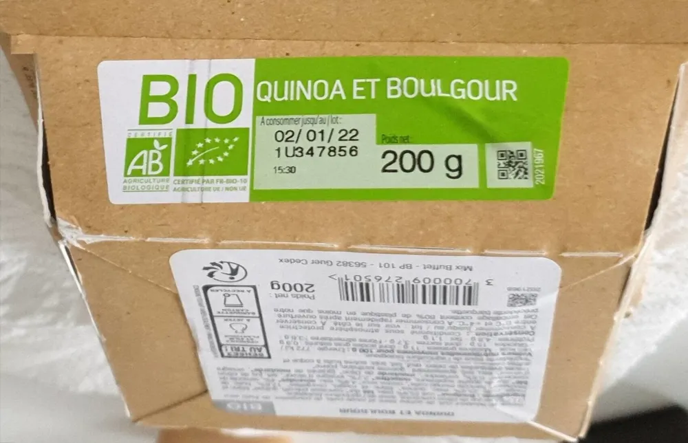 Quinoa et boulgour