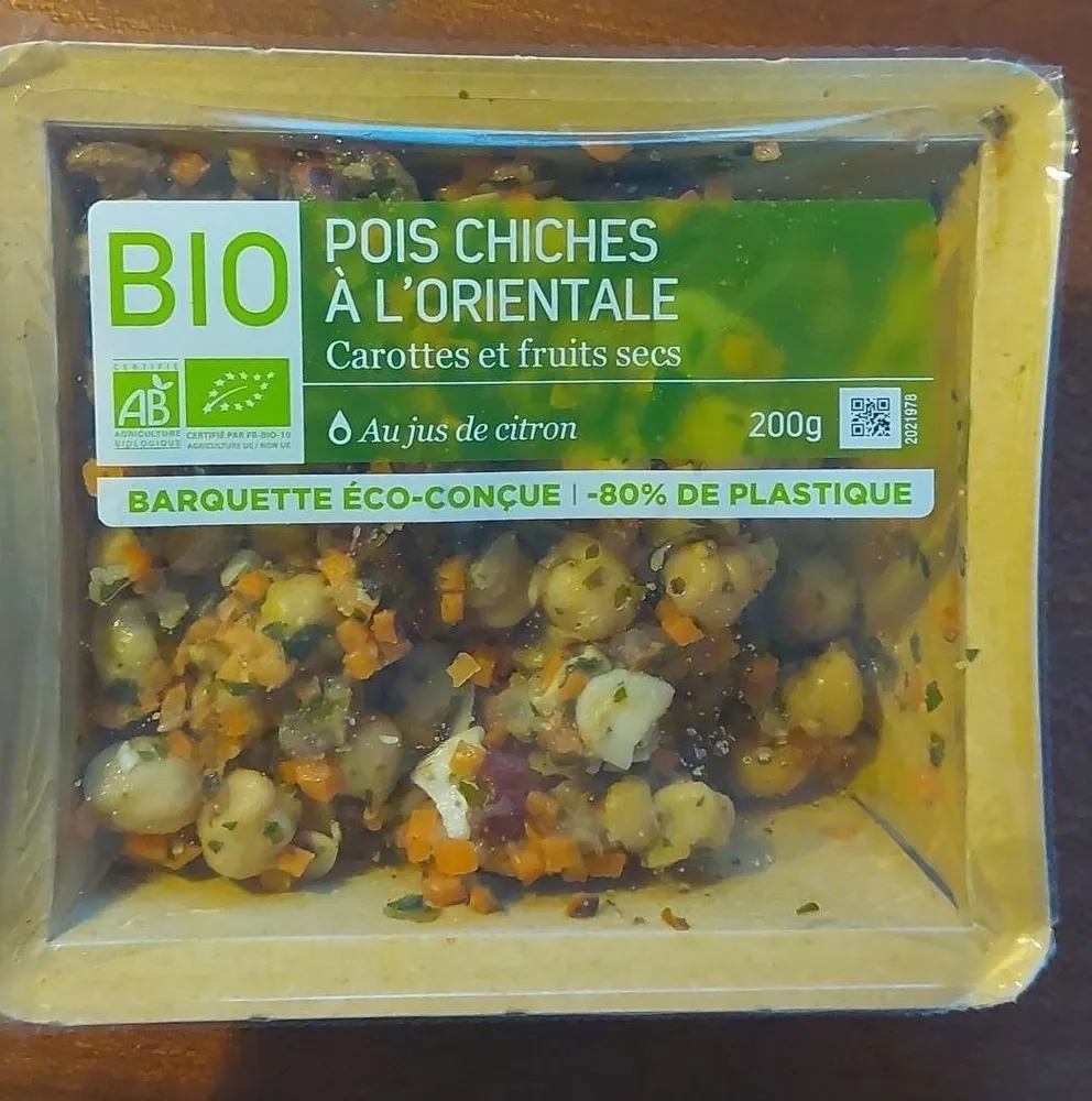 Pois chiches à l'orientale