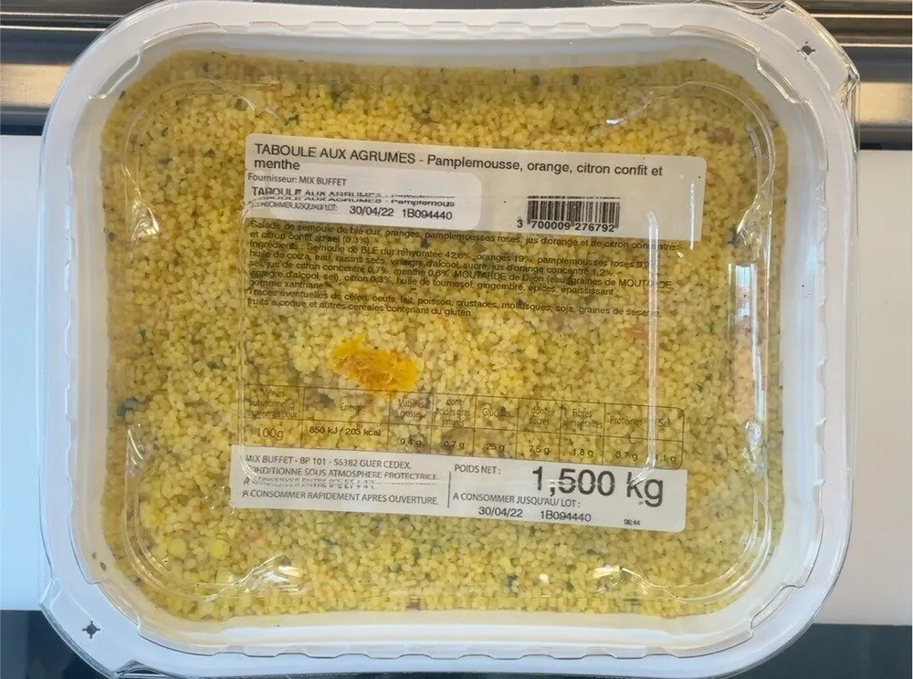 Taboule aux agrumes