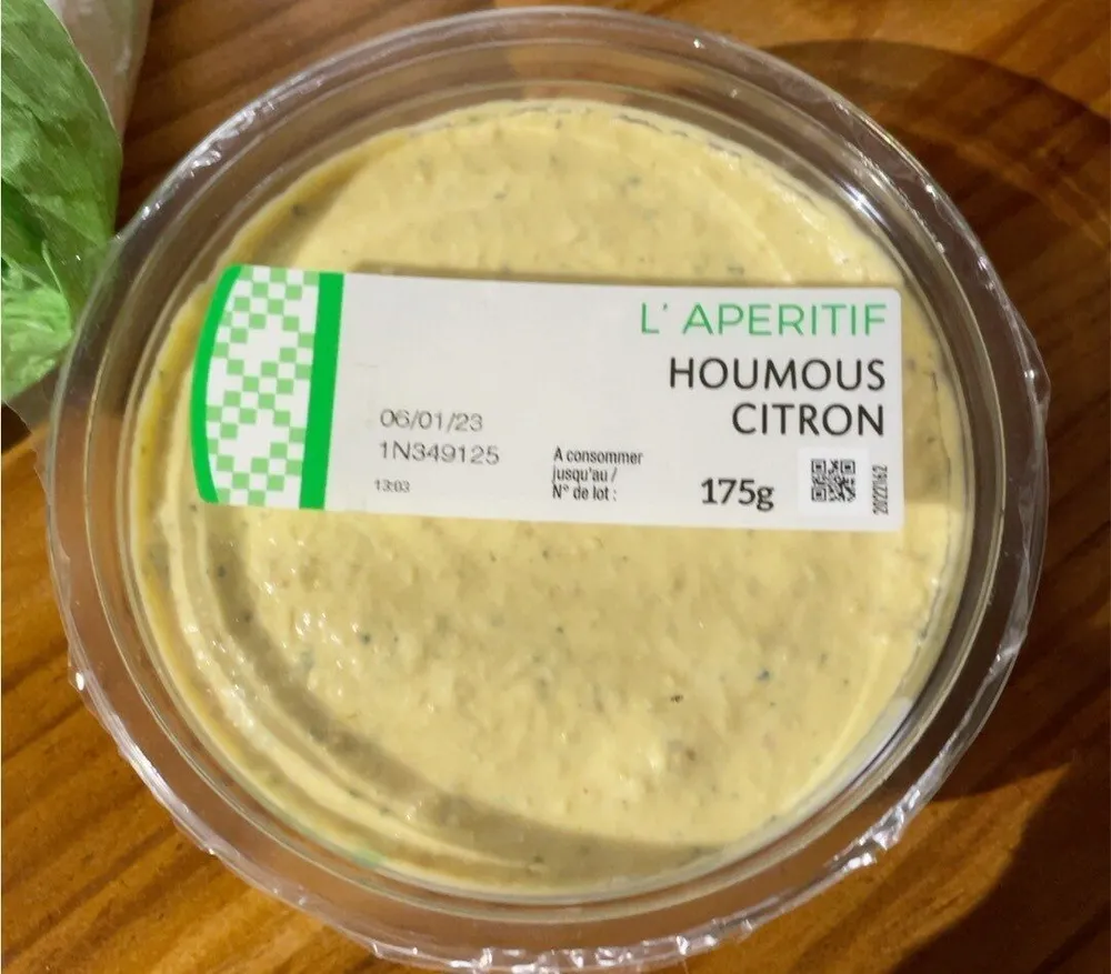Houmous citron